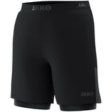 JAKO 2-in-1 Short Power (schwarz)