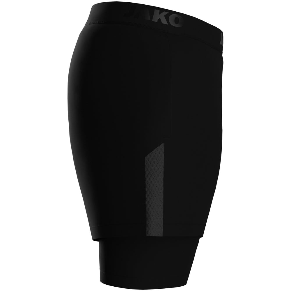 JAKO 2-in-1 Short Power Damen (schwarz)