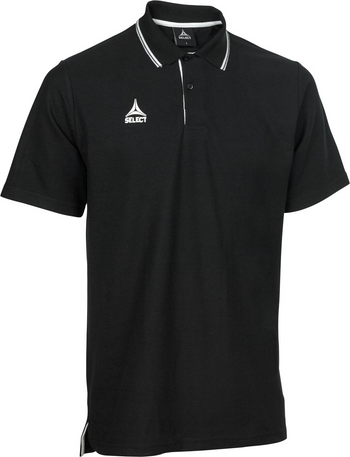 SELECT Poloshirt Oxford v22 Unisex Schwarz