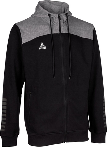 SELECT Kapuzen-Sweatjacke Oxford v22 Unisex Schwarz