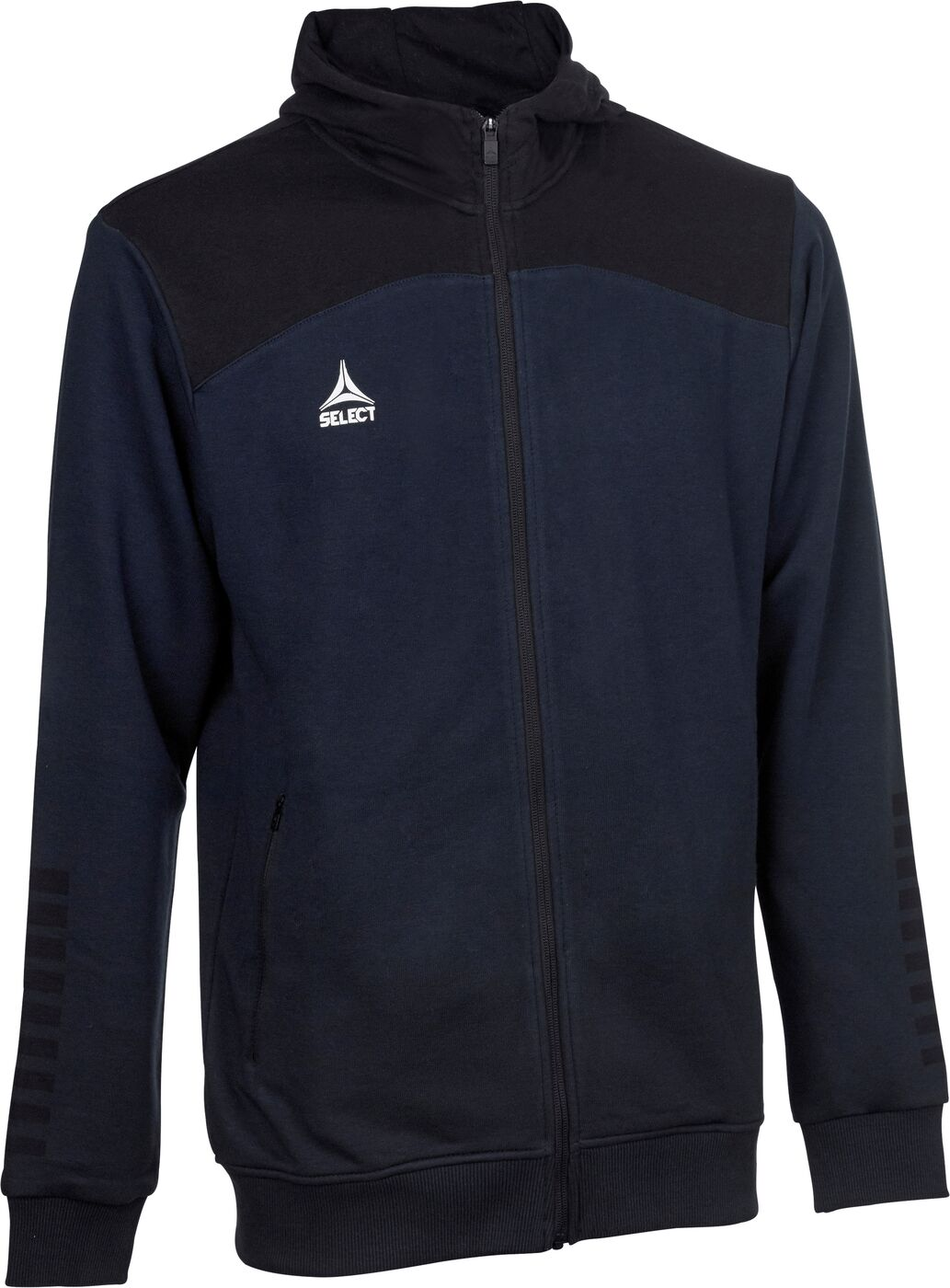SELECT Kapuzen-Sweatjacke Oxford v22 Unisex Blau