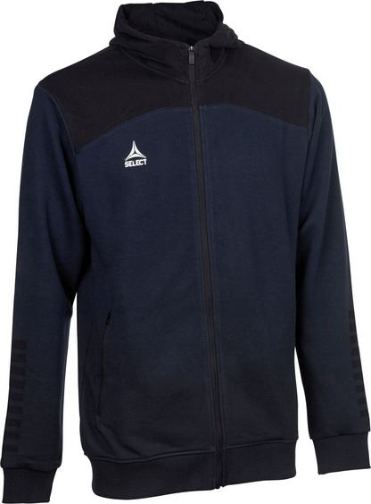 SELECT Kapuzen-Sweatjacke Oxford v22 Unisex Blau
