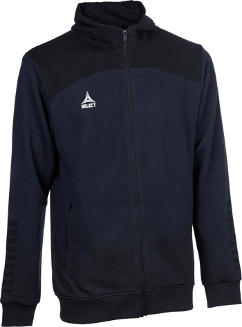 SELECT Kapuzen-Sweatjacke Oxford v22 (navy/schwarz)