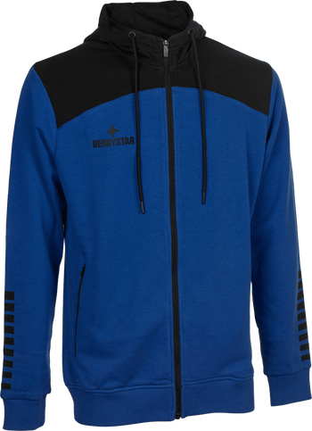 DERBYSTAR Kapuzen-Sweatjacke Ultimo v23 Kind (blau/schwarz)