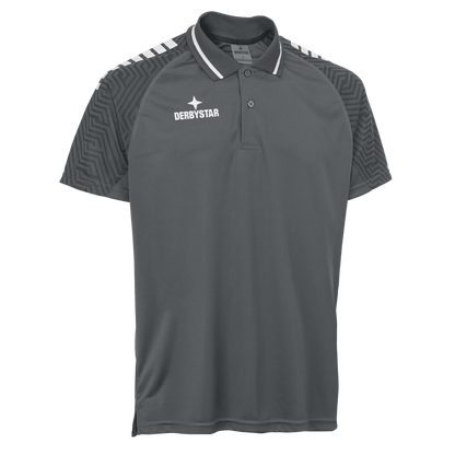 DERBYSTAR Polo-Shirt Primo v24 (grau/weiss)