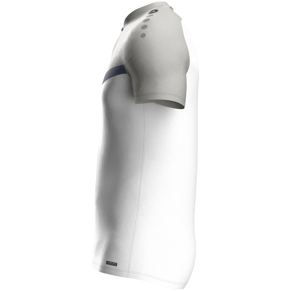 JAKO Polo Iconic (weiß/soft grey/anthra light)