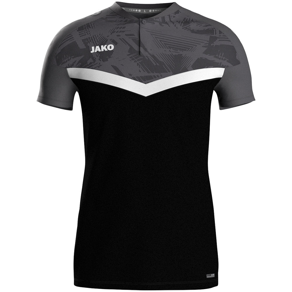 JAKO Polo Iconic (schwarz/anthrazit)