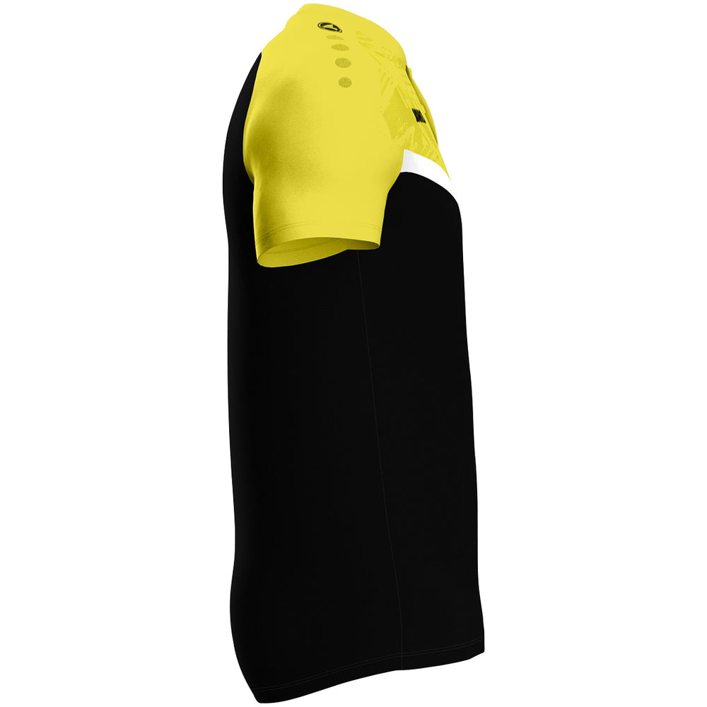 JAKO Polo Iconic (schwarz/soft yellow)