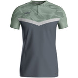 JAKO Polo Iconic (anthra light/mintgrün/soft grey)
