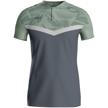 JAKO Polo Iconic (anthra light/mintgrün/soft grey)