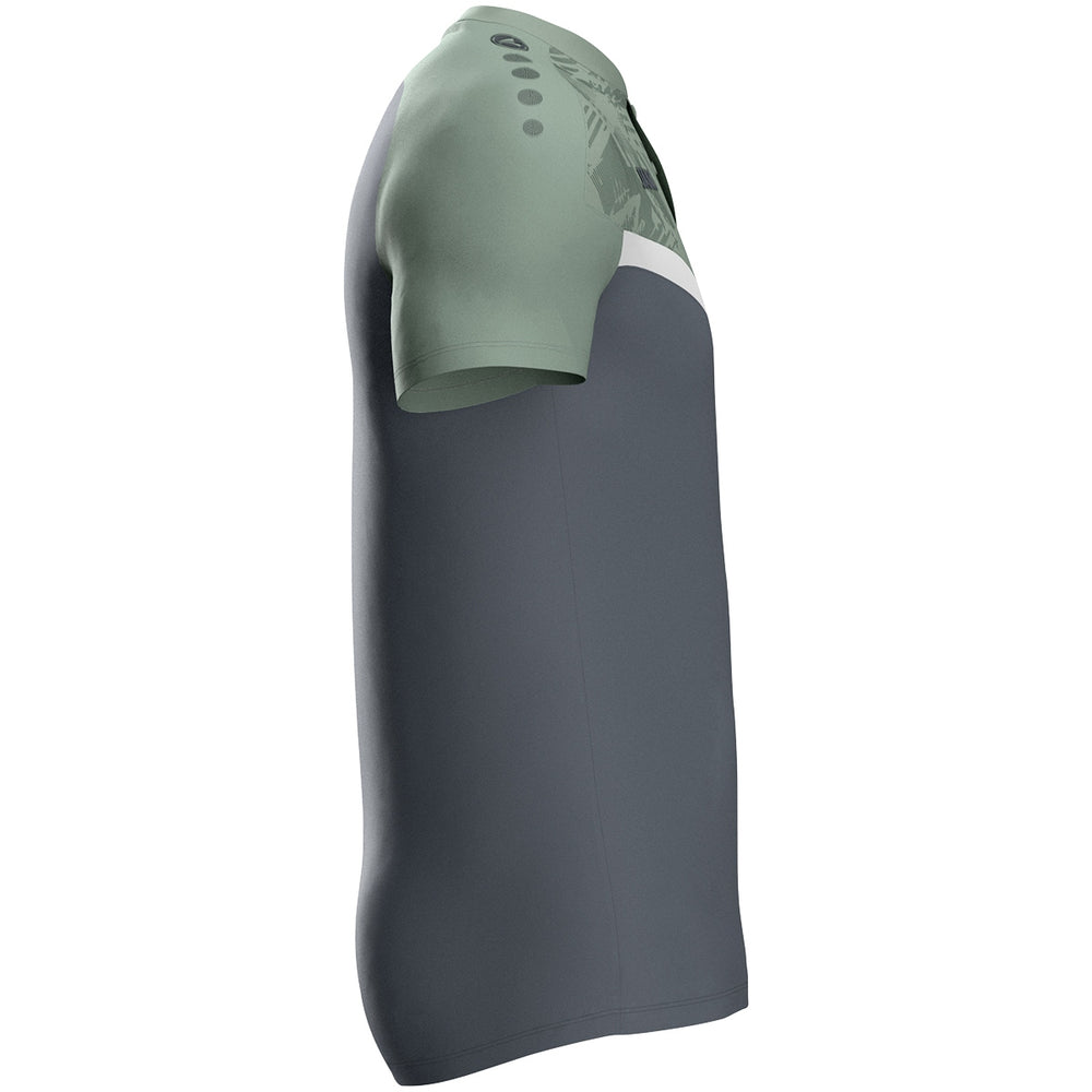 JAKO Polo Iconic (anthra light/mintgrün/soft grey)
