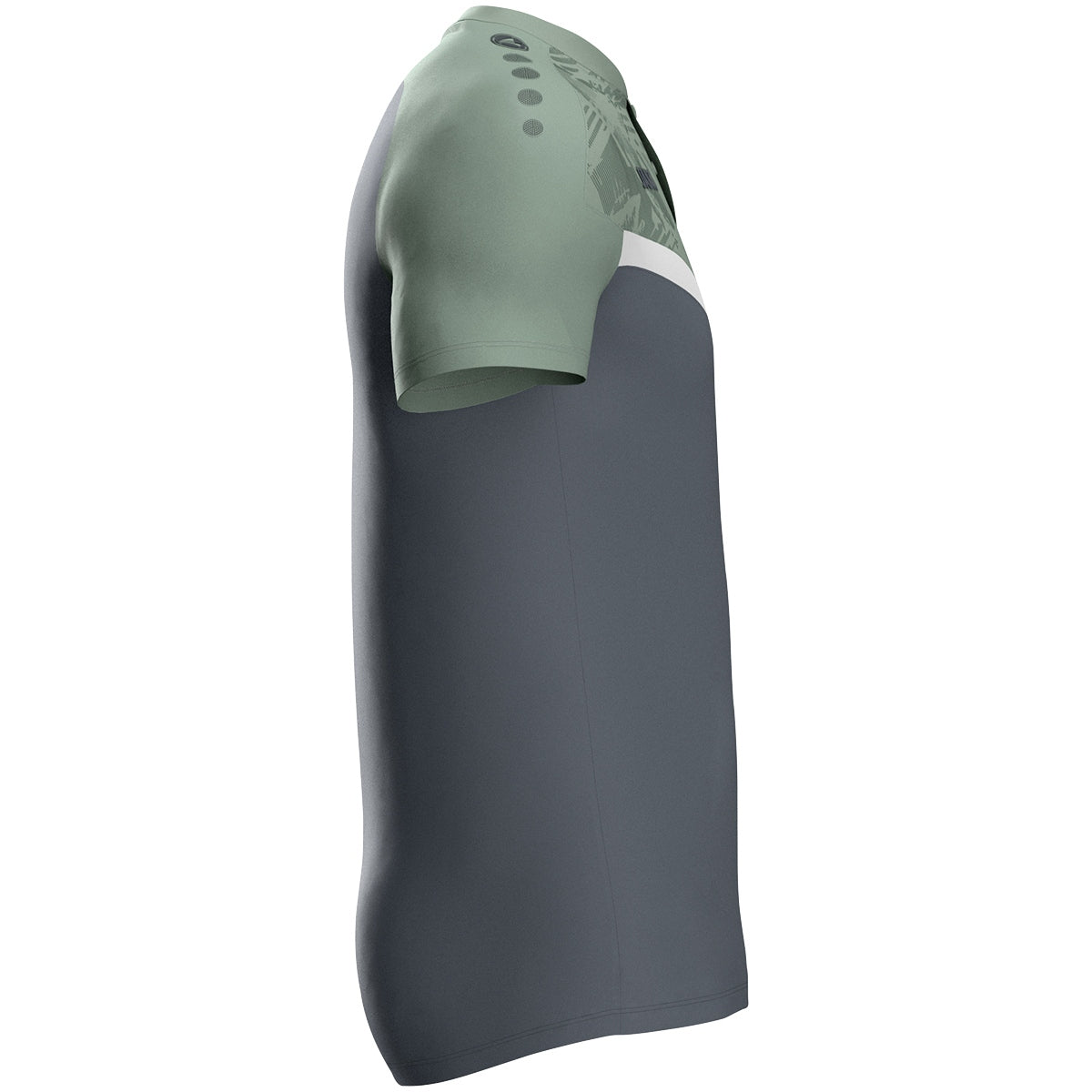 JAKO Polo Iconic (anthra light/mintgrün/soft grey)