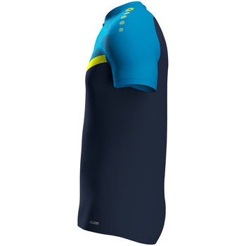 JAKO Polo Iconic (marine/JAKO blau/neongelb)