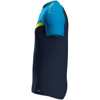 JAKO Polo Iconic (marine/JAKO blau/neongelb)
