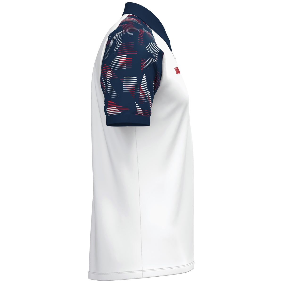JAKO Polo Sonic (weiß/marine/rot)