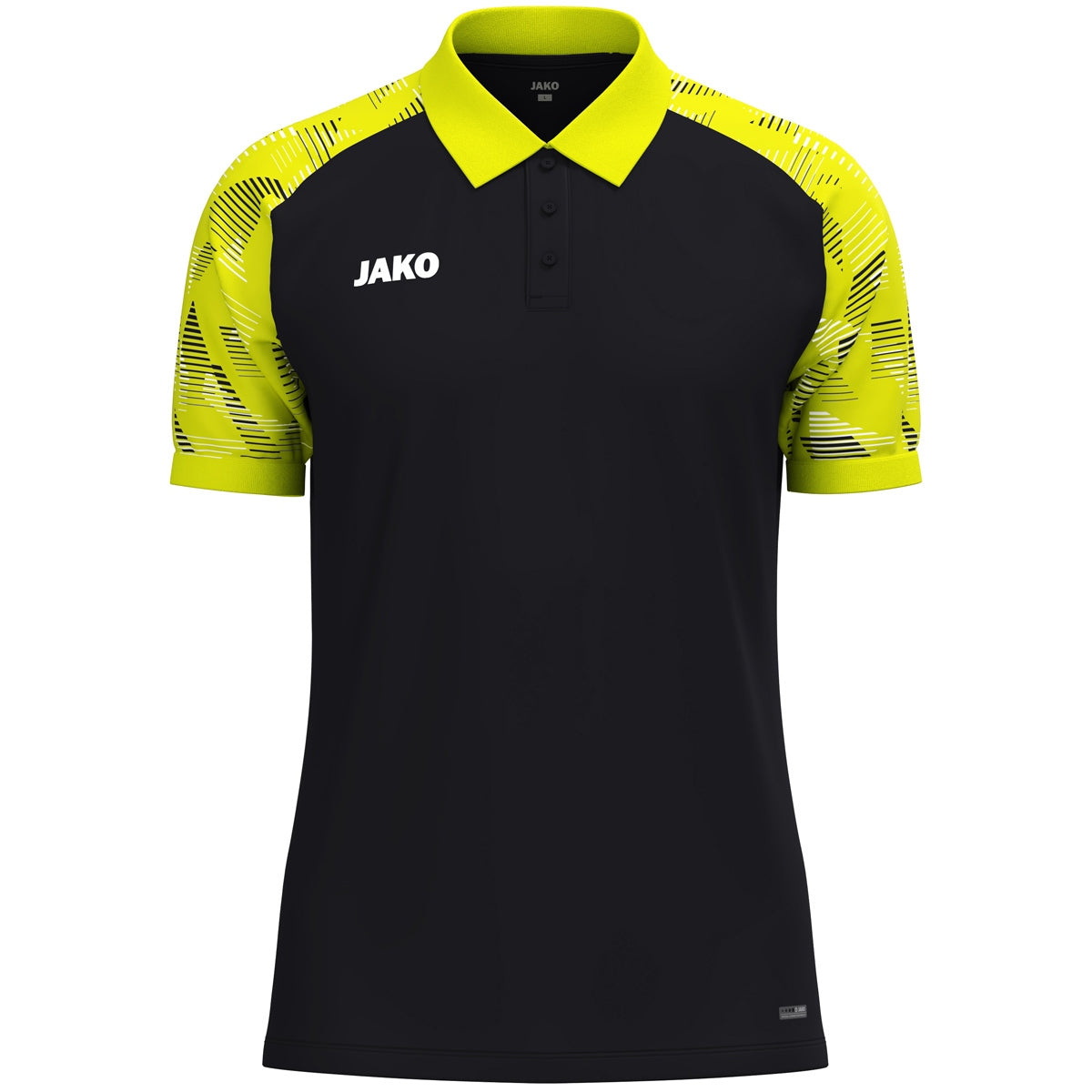 JAKO Polo Sonic (schwarz/neongelb)