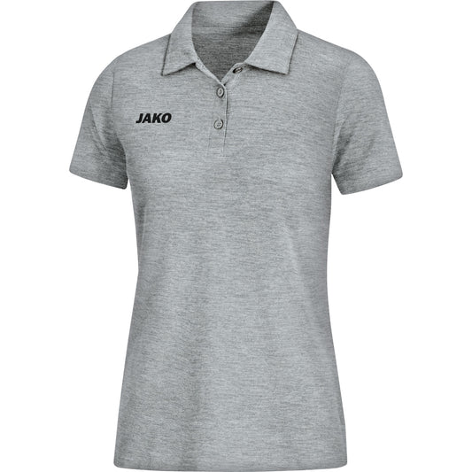JAKO Polo Base Damen (hellgrau meliert)