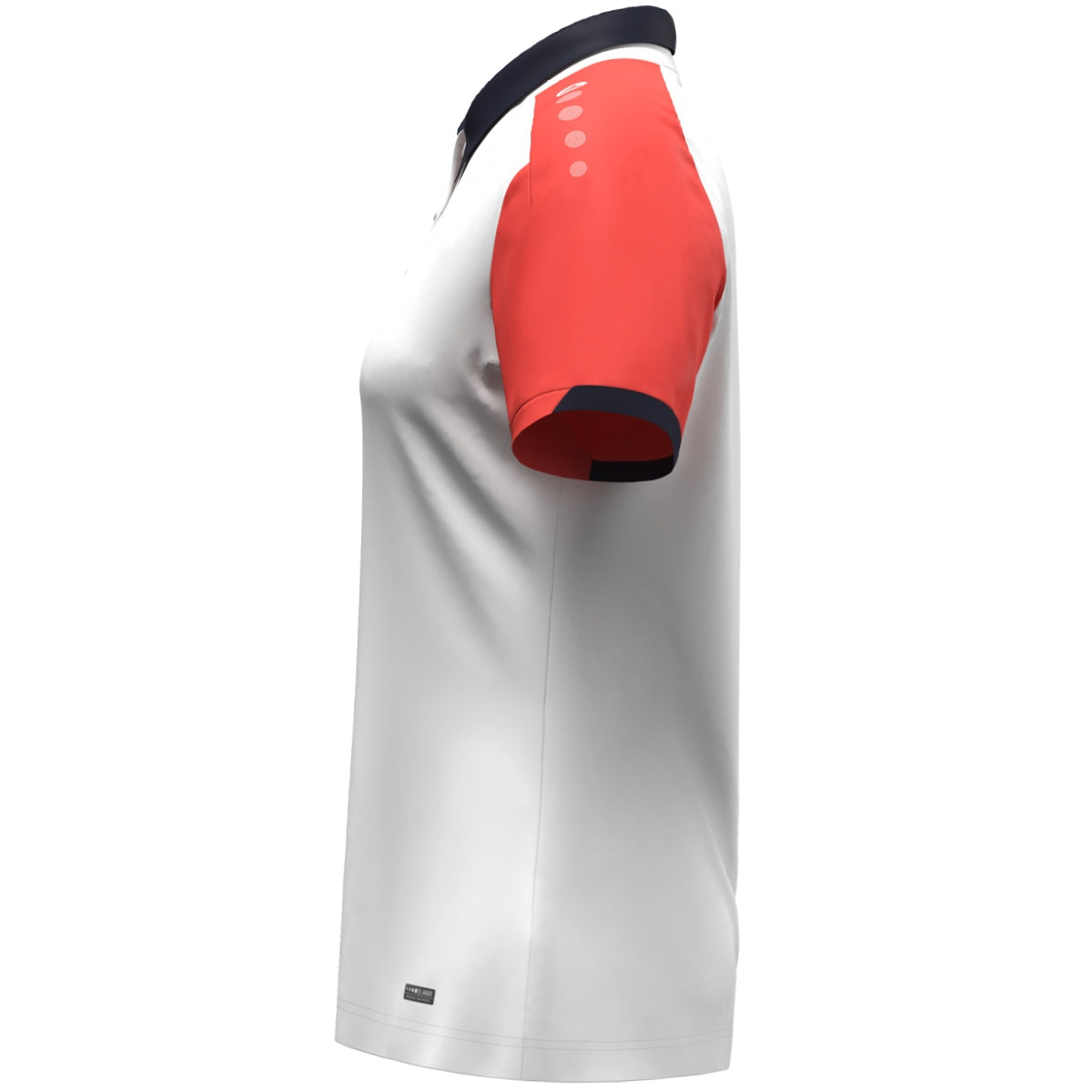 JAKO Polo Dynamic Damen (weiß/coral/marine)