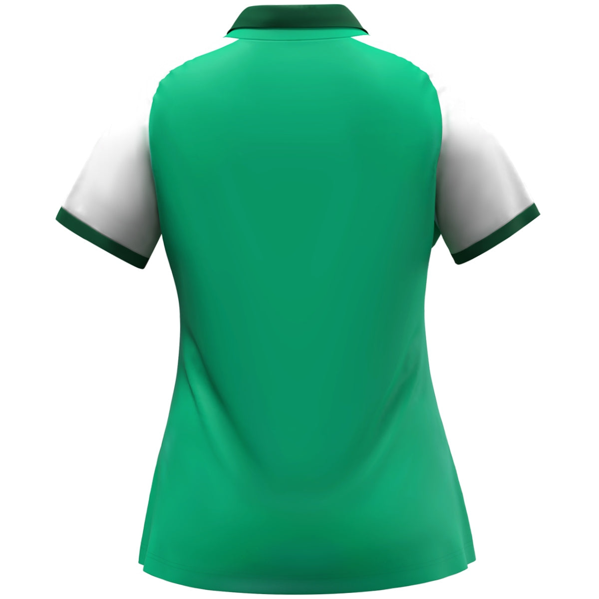 JAKO Polo Dynamic Damen (grün/weiß/dunkelgrün)
