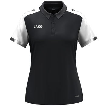 JAKO Polo Dynamic Damen (schwarz/weiß/anthrazit)