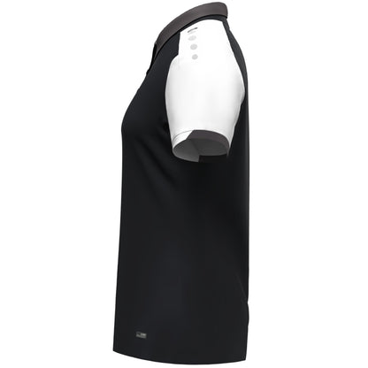 JAKO Polo Dynamic Damen (schwarz/weiß/anthrazit)