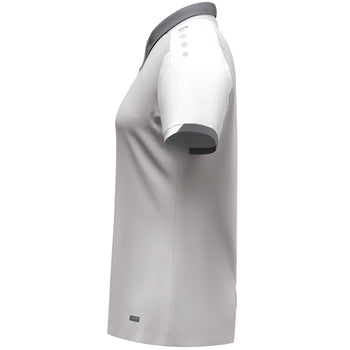 JAKO Polo Dynamic Damen (hellgrau/weiß/grau)