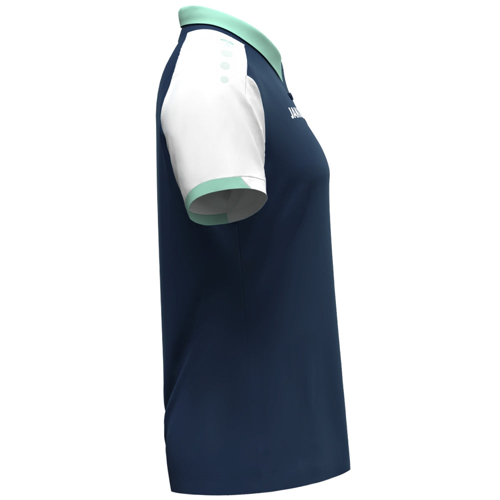 JAKO Polo Dynamic Damen (marine/weiß/minze)