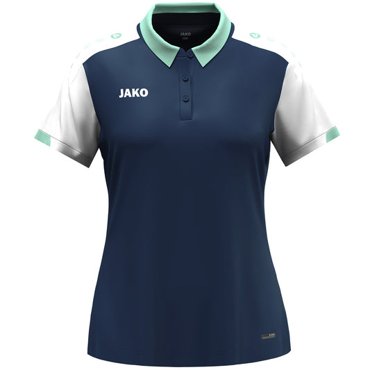 JAKO Polo Dynamic Damen (marine/weiß/minze)
