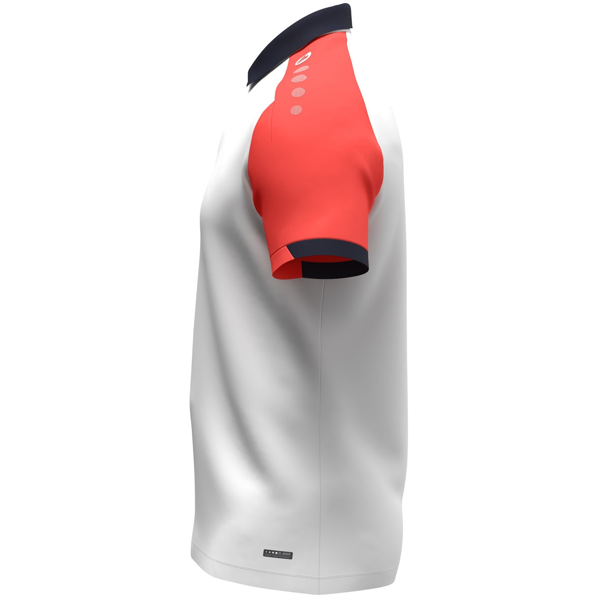 JAKO Polo Dynamic (weiß/coral/marine)