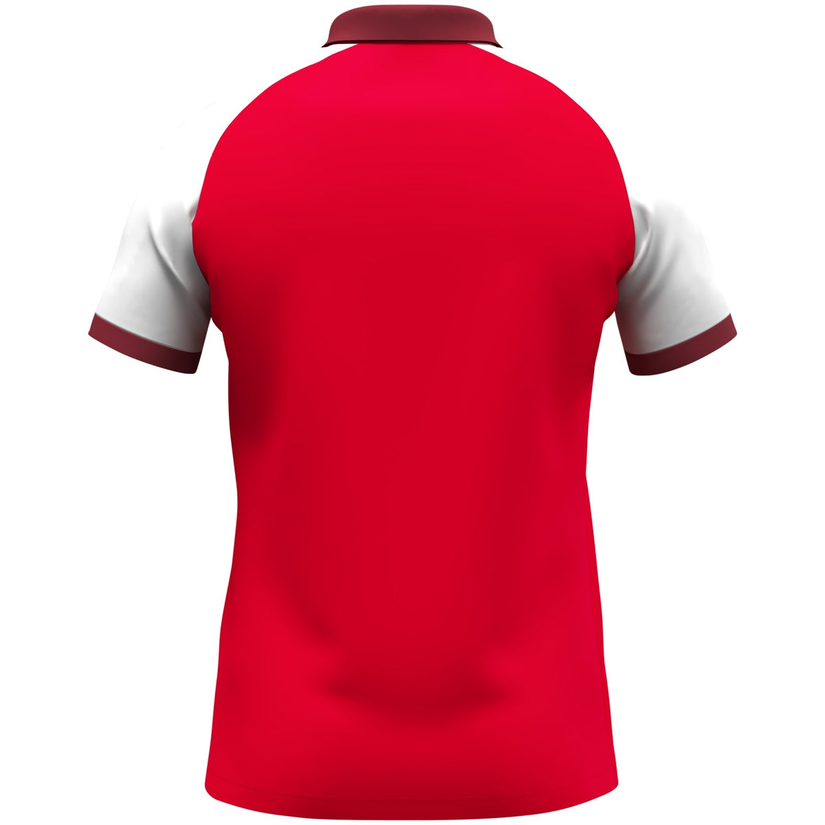 JAKO Polo Dynamic (rot/weiß/dunkelrot)