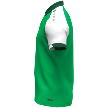 JAKO Polo Dynamic (grün/weiß/dunkelgrün)