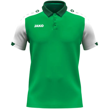 JAKO Polo Dynamic (grün/weiß/dunkelgrün)
