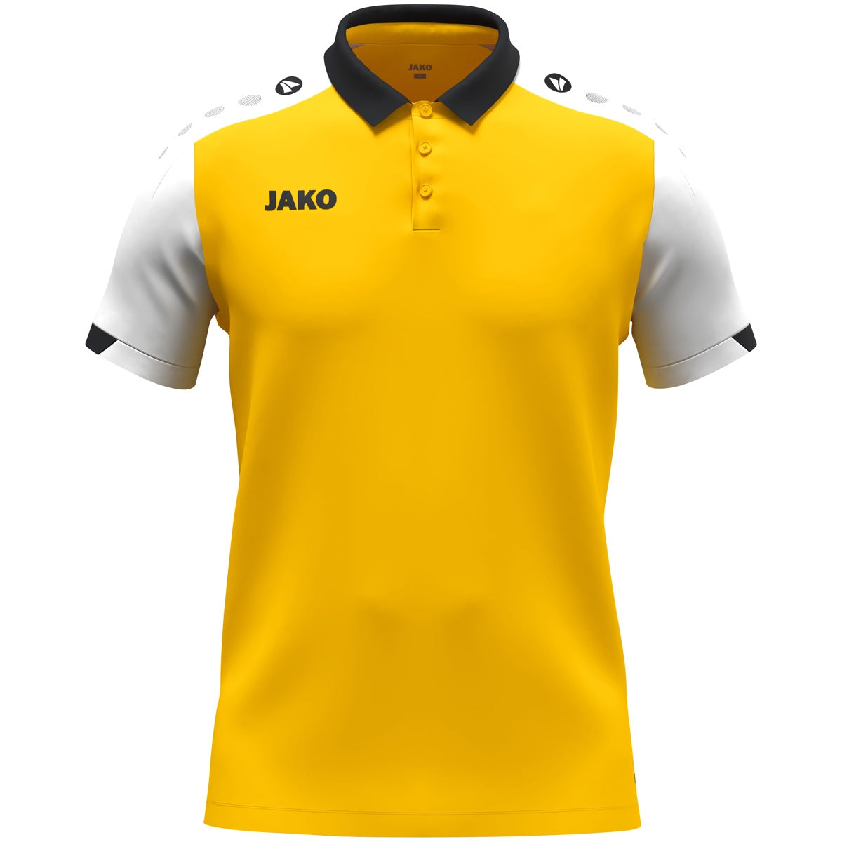 JAKO Polo Dynamic (gelb/weiß/schwarz)