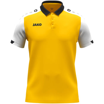 JAKO Polo Dynamic (gelb/weiß/schwarz)