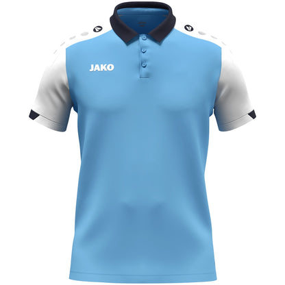 JAKO Polo Dynamic (skyblue/weiß/marine)