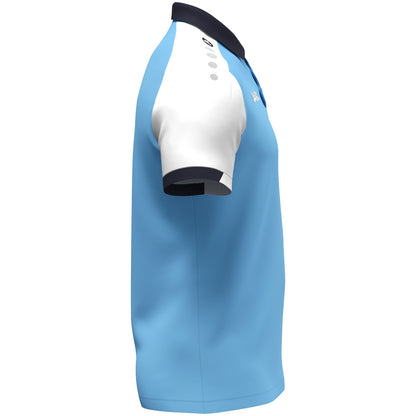 JAKO Polo Dynamic (skyblue/weiß/marine)