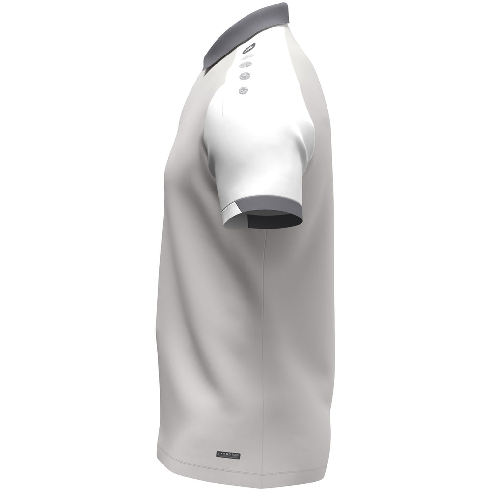 JAKO Polo Dynamic (hellgrau/weiß/grau)