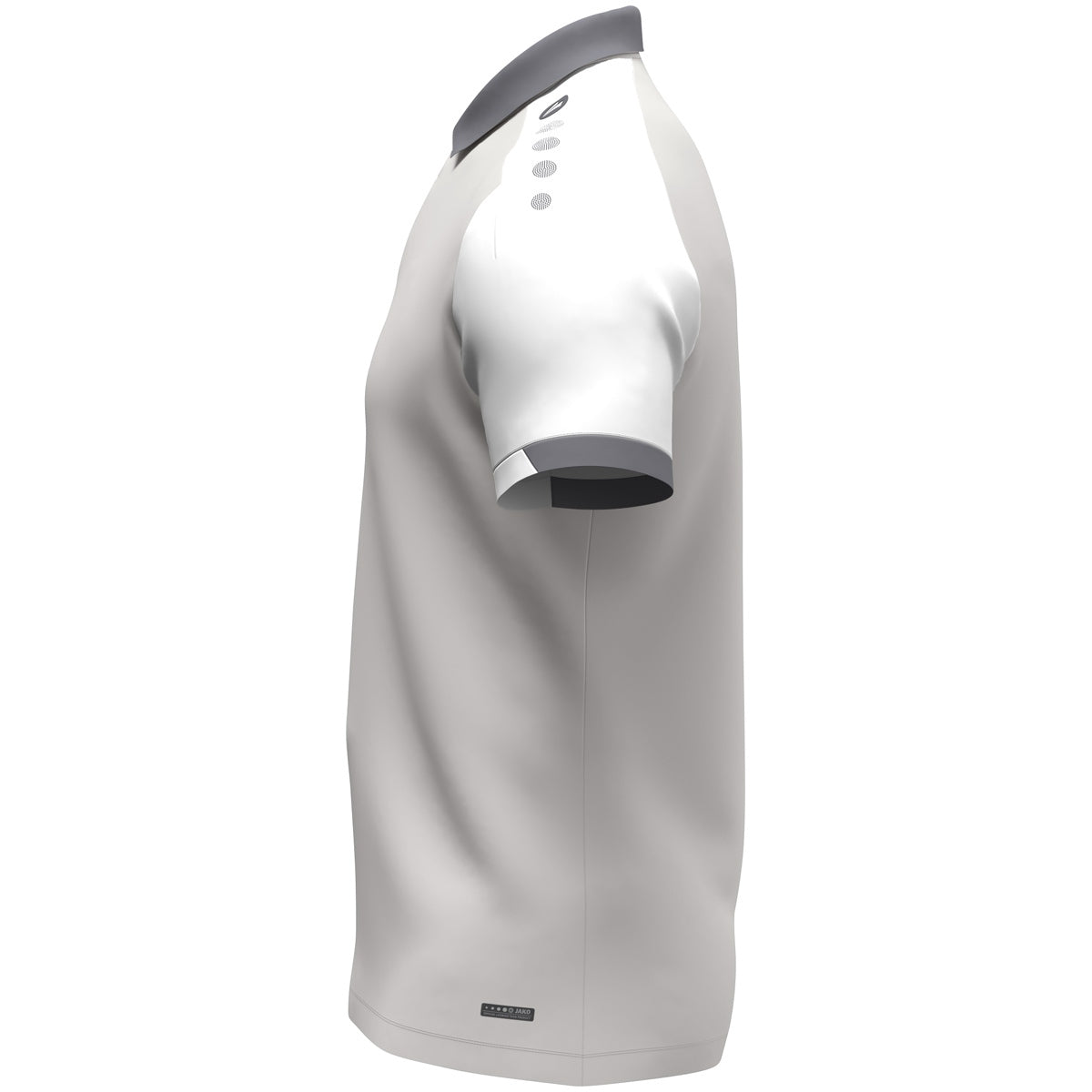 JAKO Polo Dynamic (hellgrau/weiß/grau)