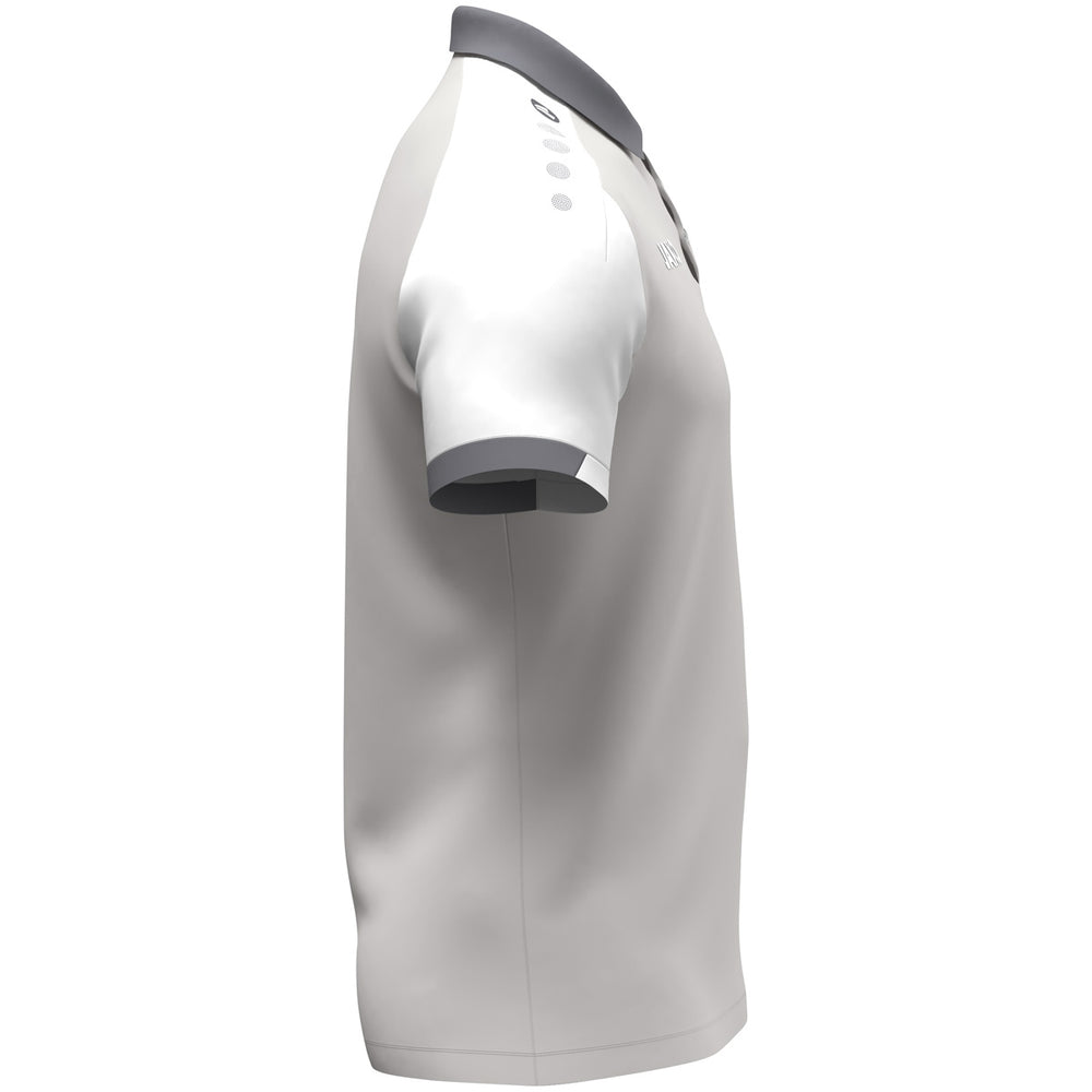 JAKO Polo Dynamic (hellgrau/weiß/grau)