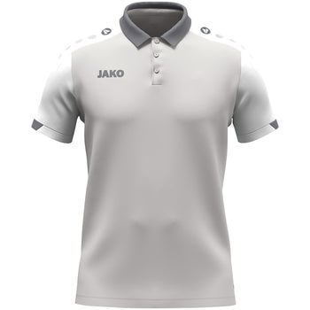 JAKO Polo Dynamic (hellgrau/weiß/grau)