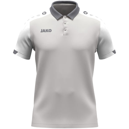JAKO Polo Dynamic (hellgrau/weiß/grau)