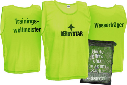 DERBYSTAR Markierungshemdchen 10er-Set Unisex Gelb