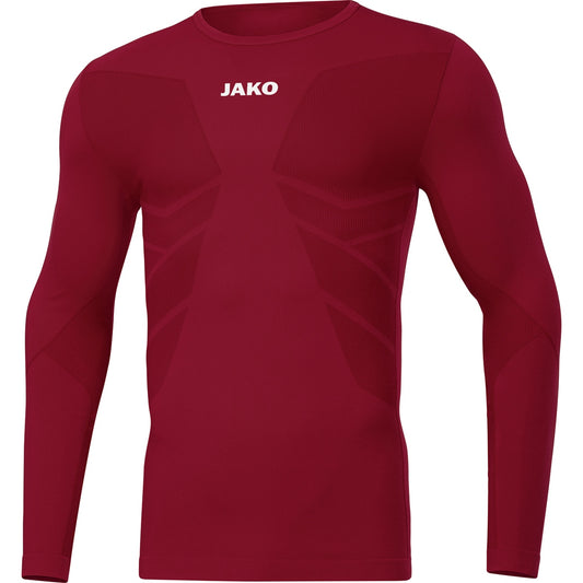 JAKO Longsleeve Comfort 2.0 (weinrot)