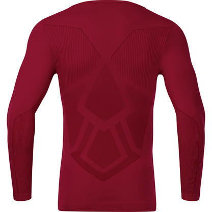JAKO Longsleeve Comfort 2.0 (weinrot)