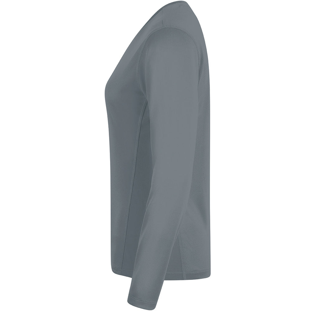 JAKO Longsleeve Run 2.0 Damen (steingrau)