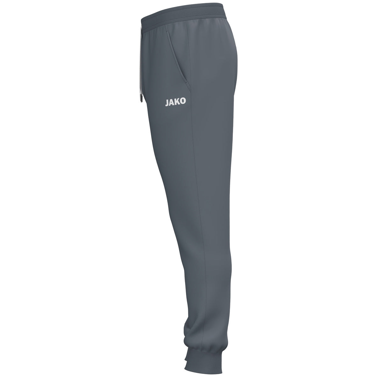 JAKO Jogginghose One Cotton mit Bündchen (grau)