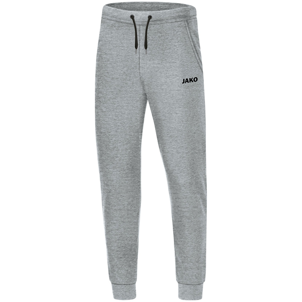 JAKO Jogginghose Base mit Bündchen (hellgrau meliert)