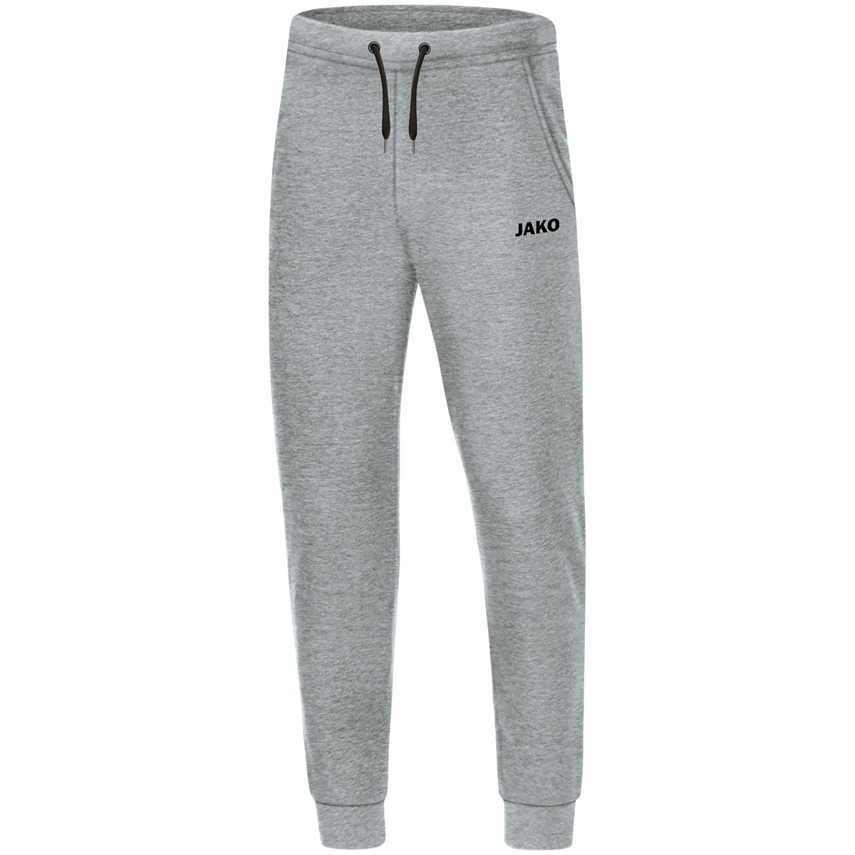 JAKO Jogginghose Base mit Bündchen (hellgrau meliert)
