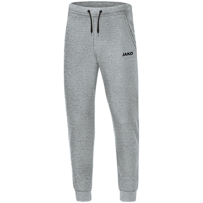 JAKO Jogginghose Base mit Bündchen (hellgrau meliert)