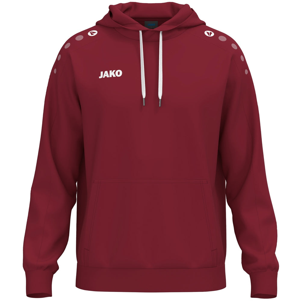 JAKO Kapuzensweat One Cotton (bordeaux)